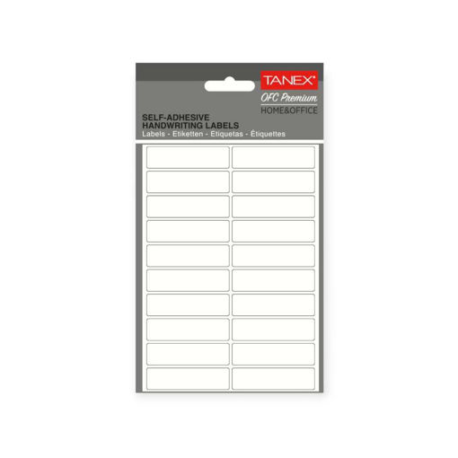 Picture of SELF-ADHESIVE LABELS WHITE 50X13MM 10 SHEETS
